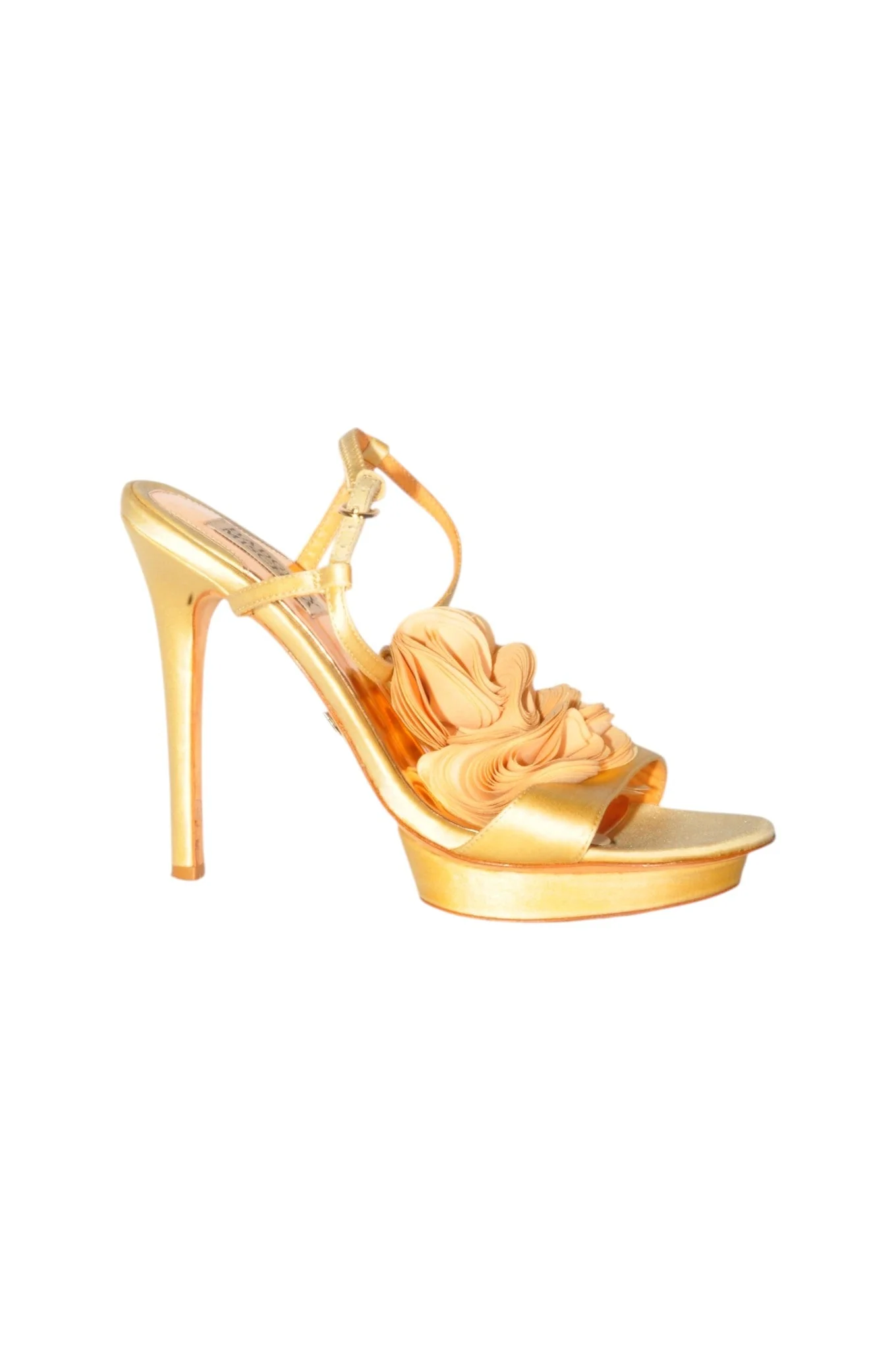 BADGLEY MISCHKA Women Heels Regular fit in Yellow - 8