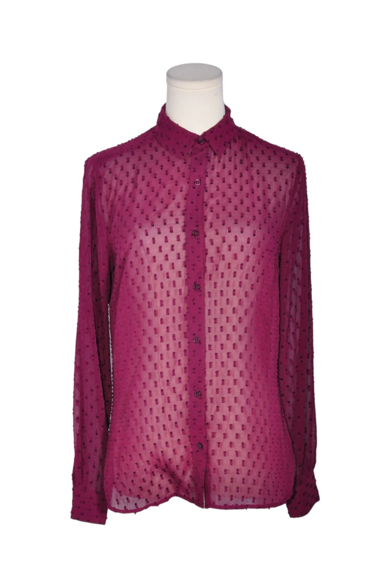 BANANA REPUBLIC Women Button Down Tops Regular fit in Red - XS