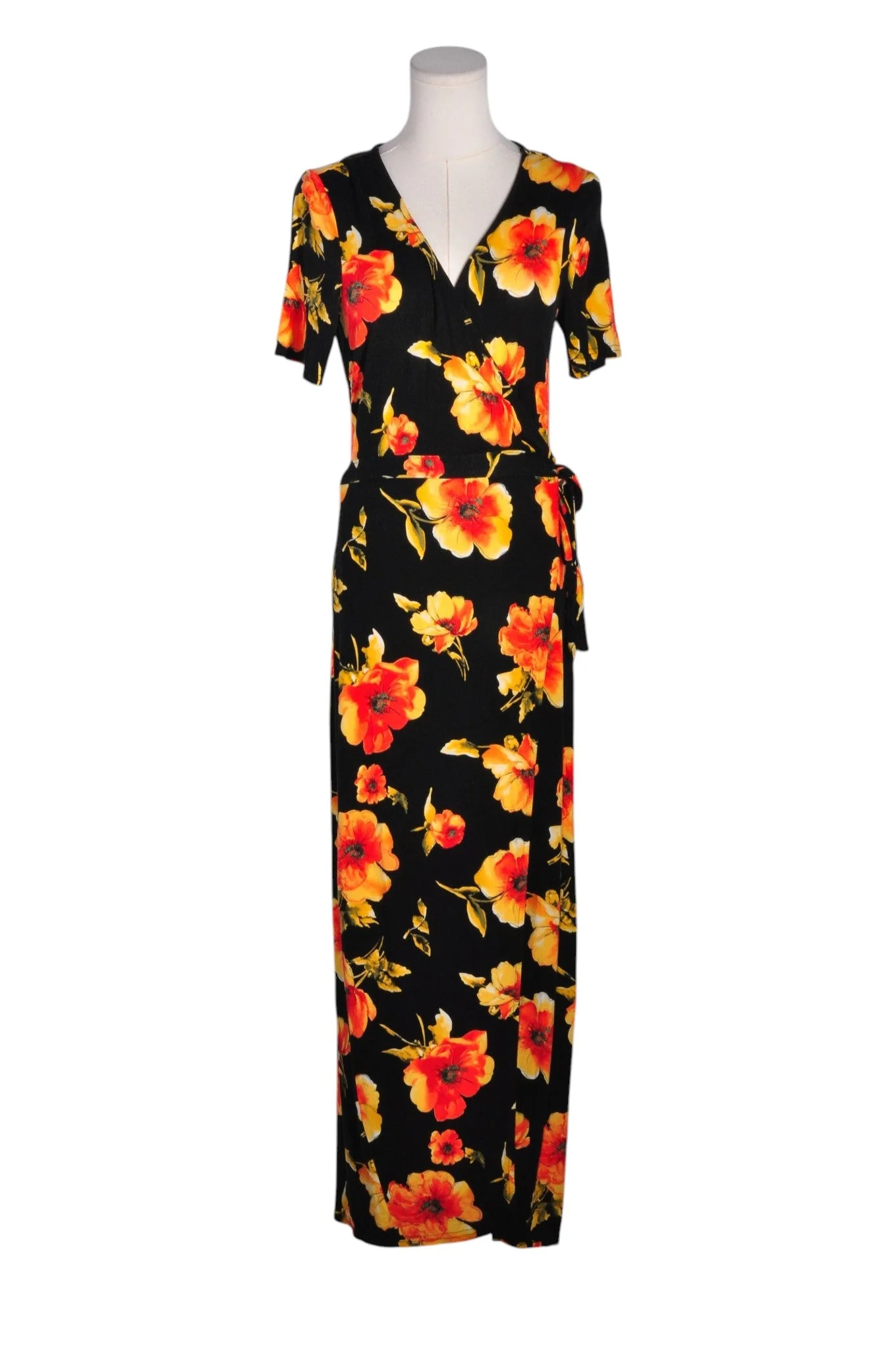 BLEUH CIEL Women Wrap Dresses Regular fit in Black - L