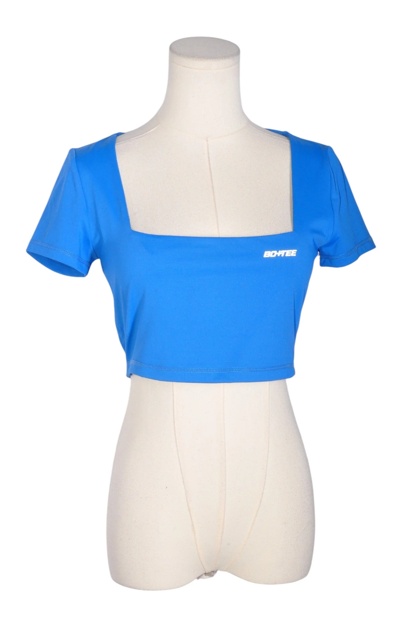 BO + TEE Women Crop Tops Regular fit in Blue - L