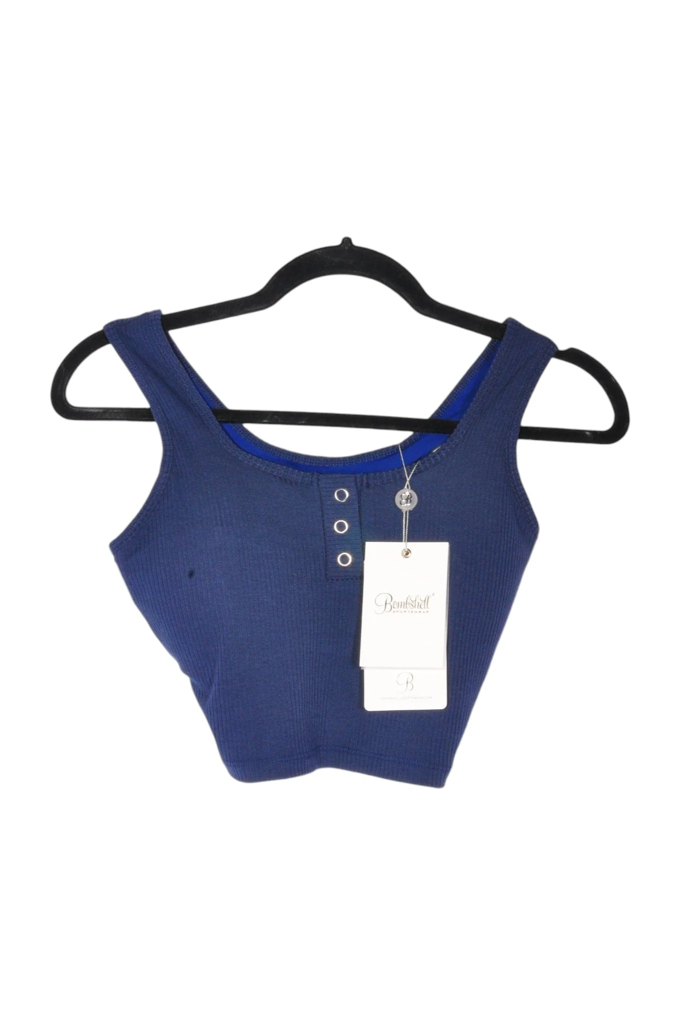 BOMBSHELL Women Crop Tops Regular fit in Blue - S