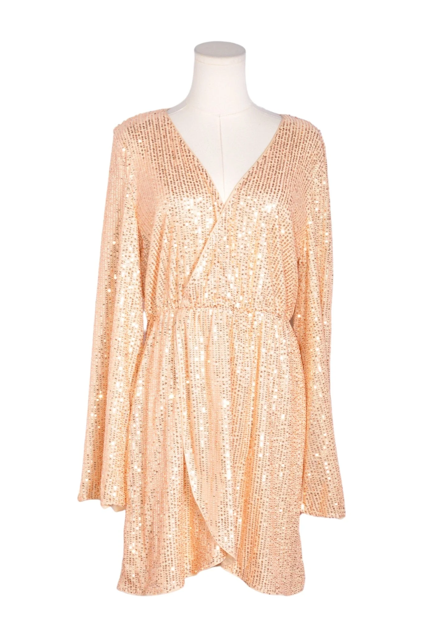 CIDER Women High Low Dresses Regular fit in Pink - XL