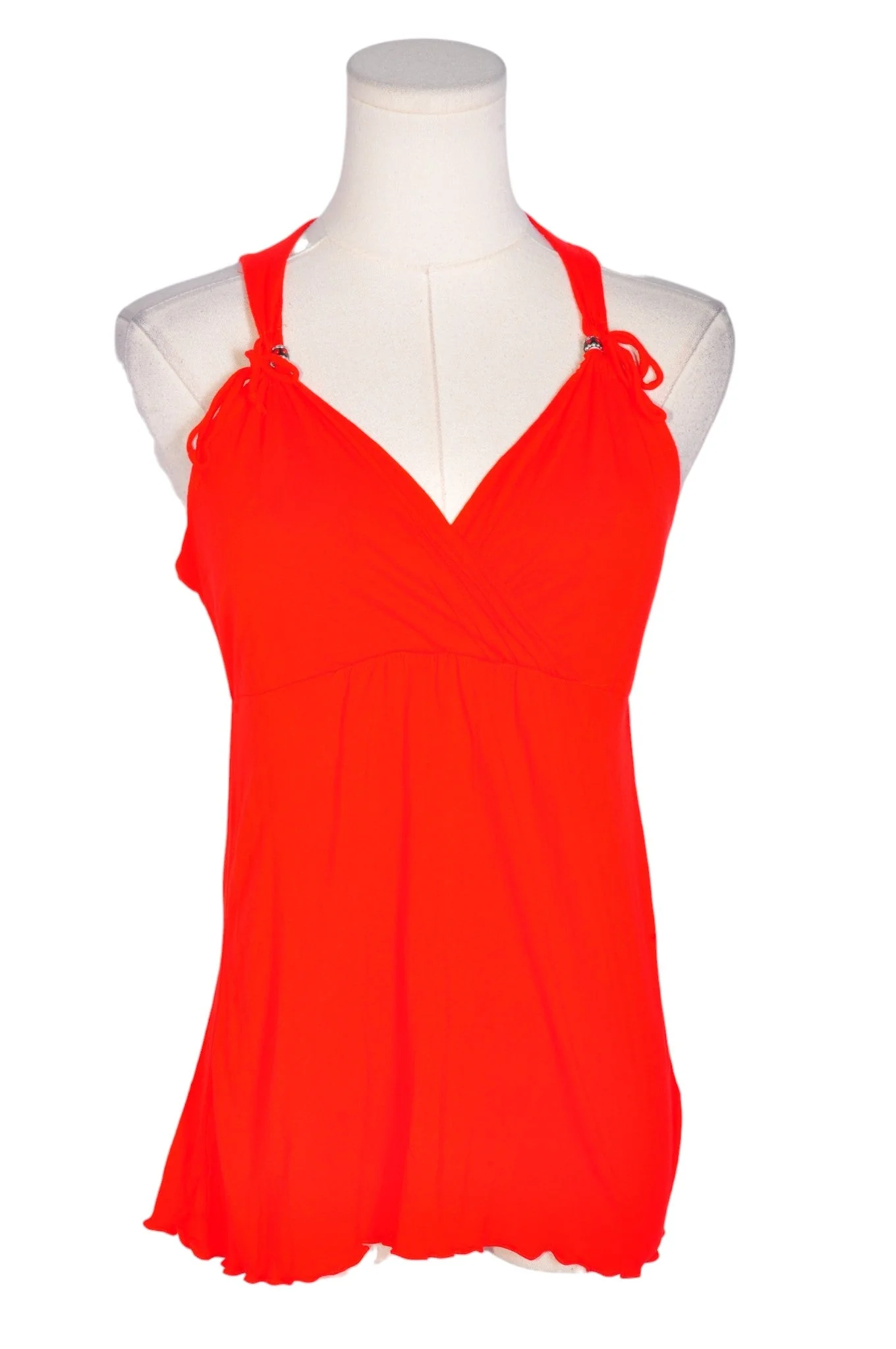 ESTHE Women Halter Tops Regular fit in Red - 40