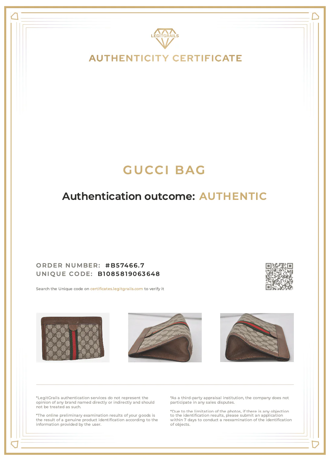 GUCCI Web Sherry Line Clutch Hand Bag Purse GG PVC Leather Brown 8044K - Image 24