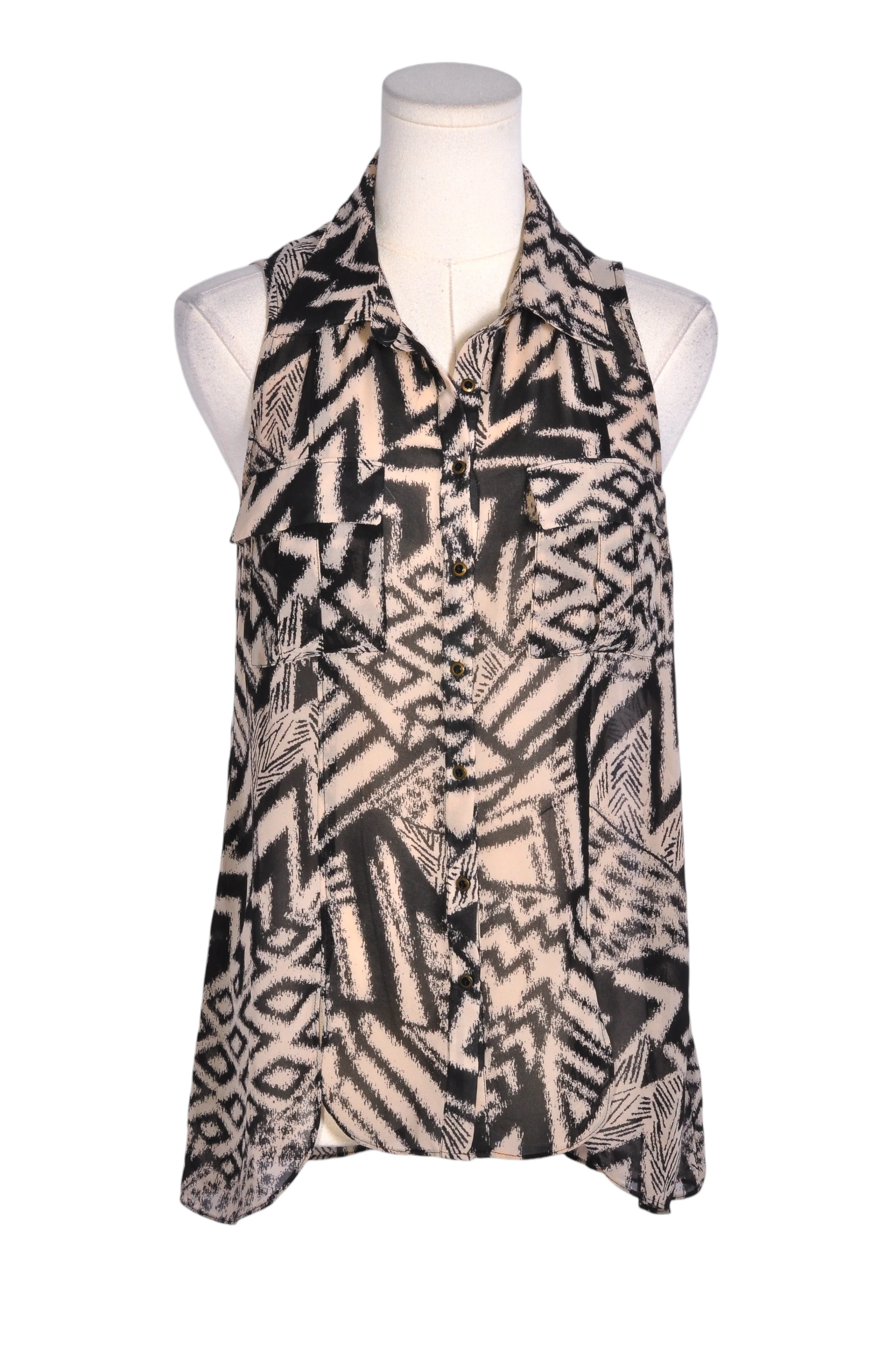 GUESS Women Button Down Tops Regular fit in Black - S