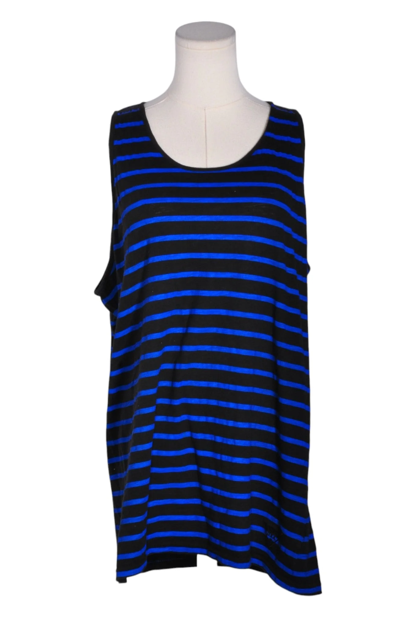 GUESS Women Tank Tops Regular fit in Blue - XXL