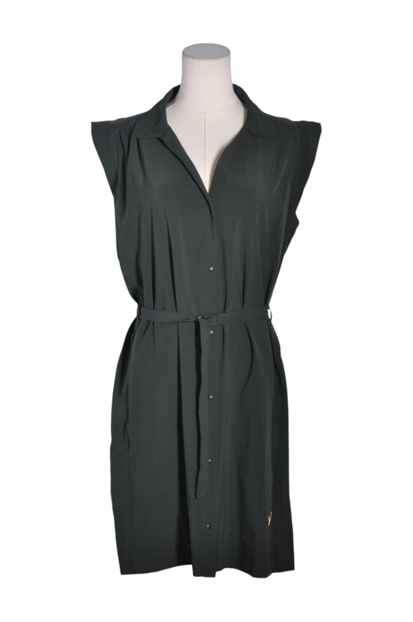 INDYEVA Women Shirt Dresses Regular fit in Green - S