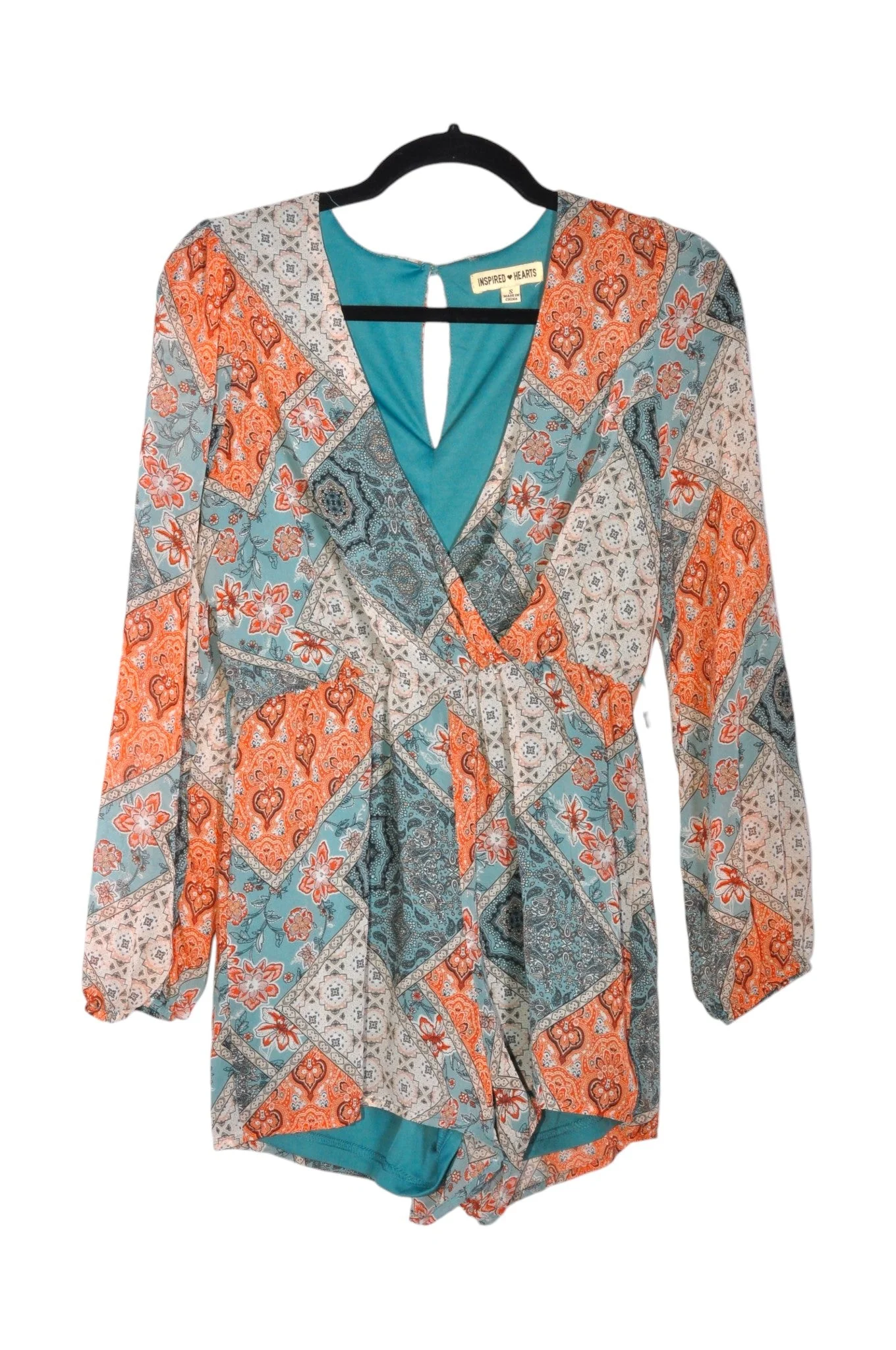 INSPIRED HEARTS Women Rompers Regular fit in Blue - S