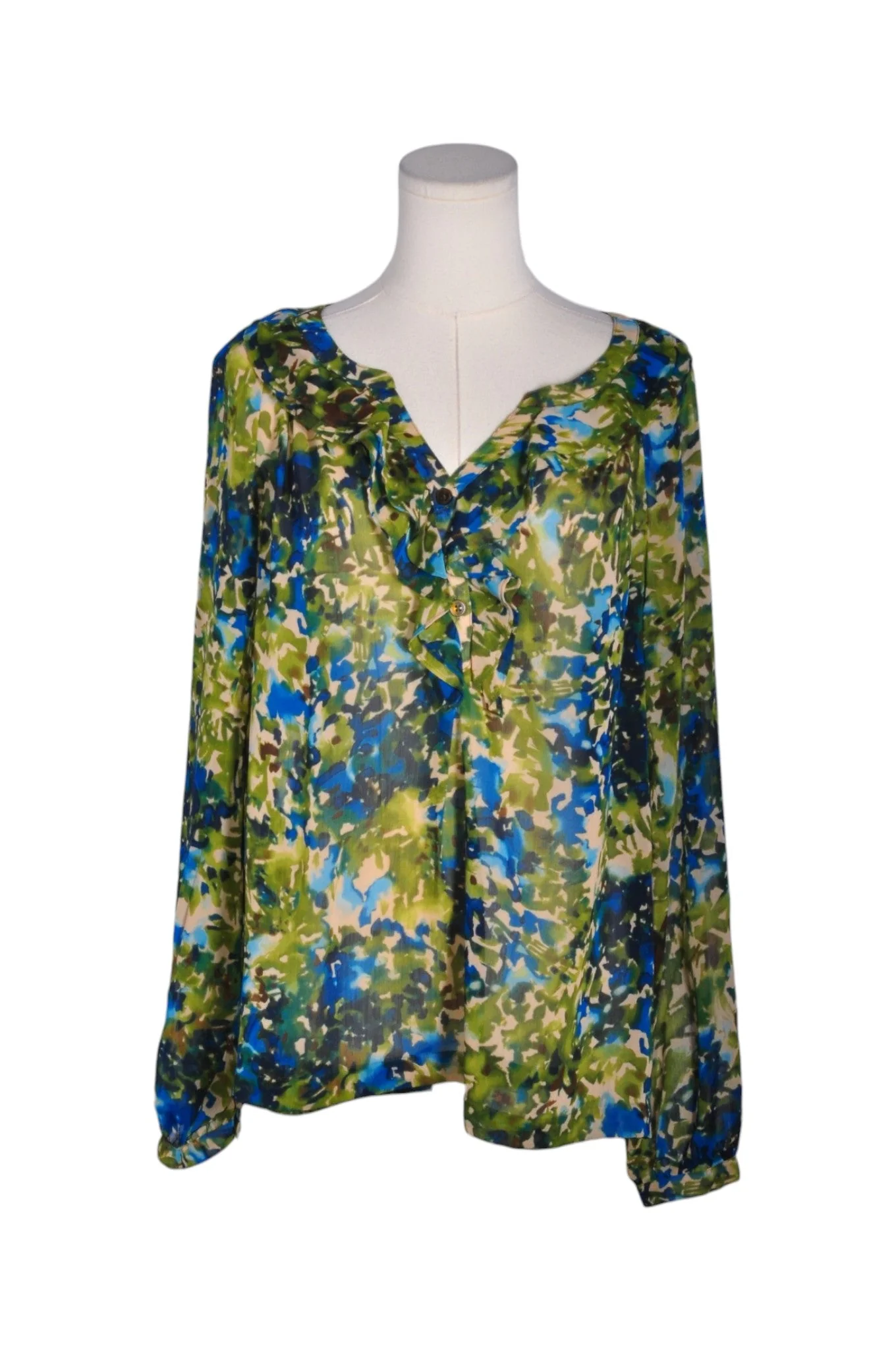 JONES NEW YORK Women Blouses Regular fit in Green - L