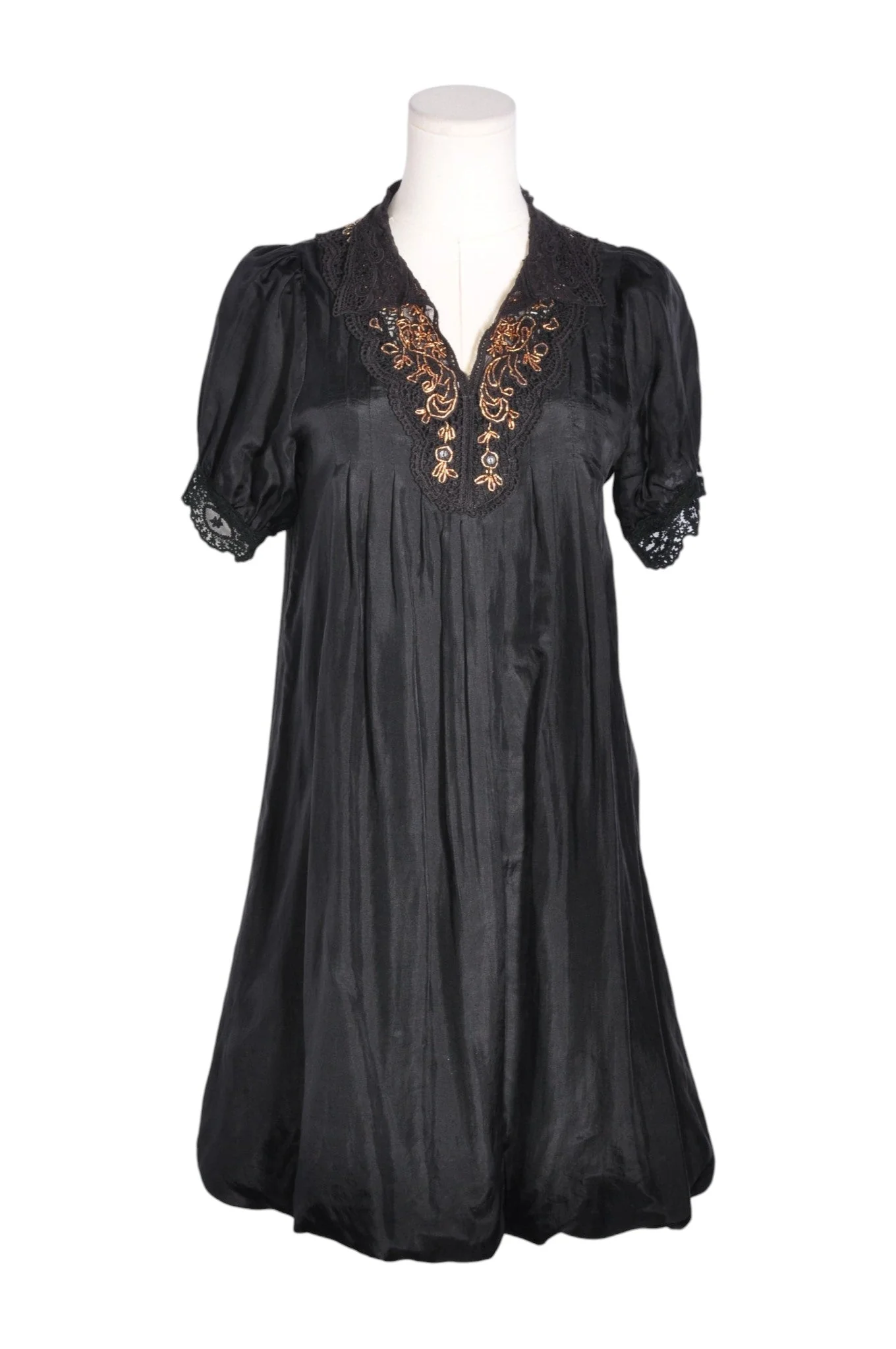 LU LUVIA Women A-Line Dresses Regular fit in Black - S