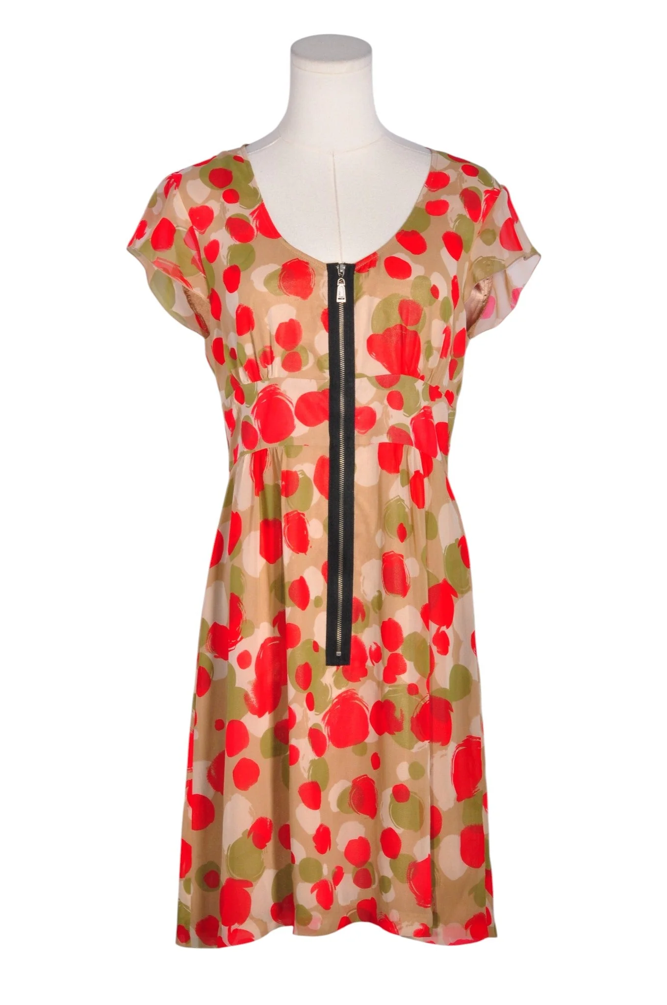 MAC & JAC Women A-Line Dresses Regular fit in Red - M
