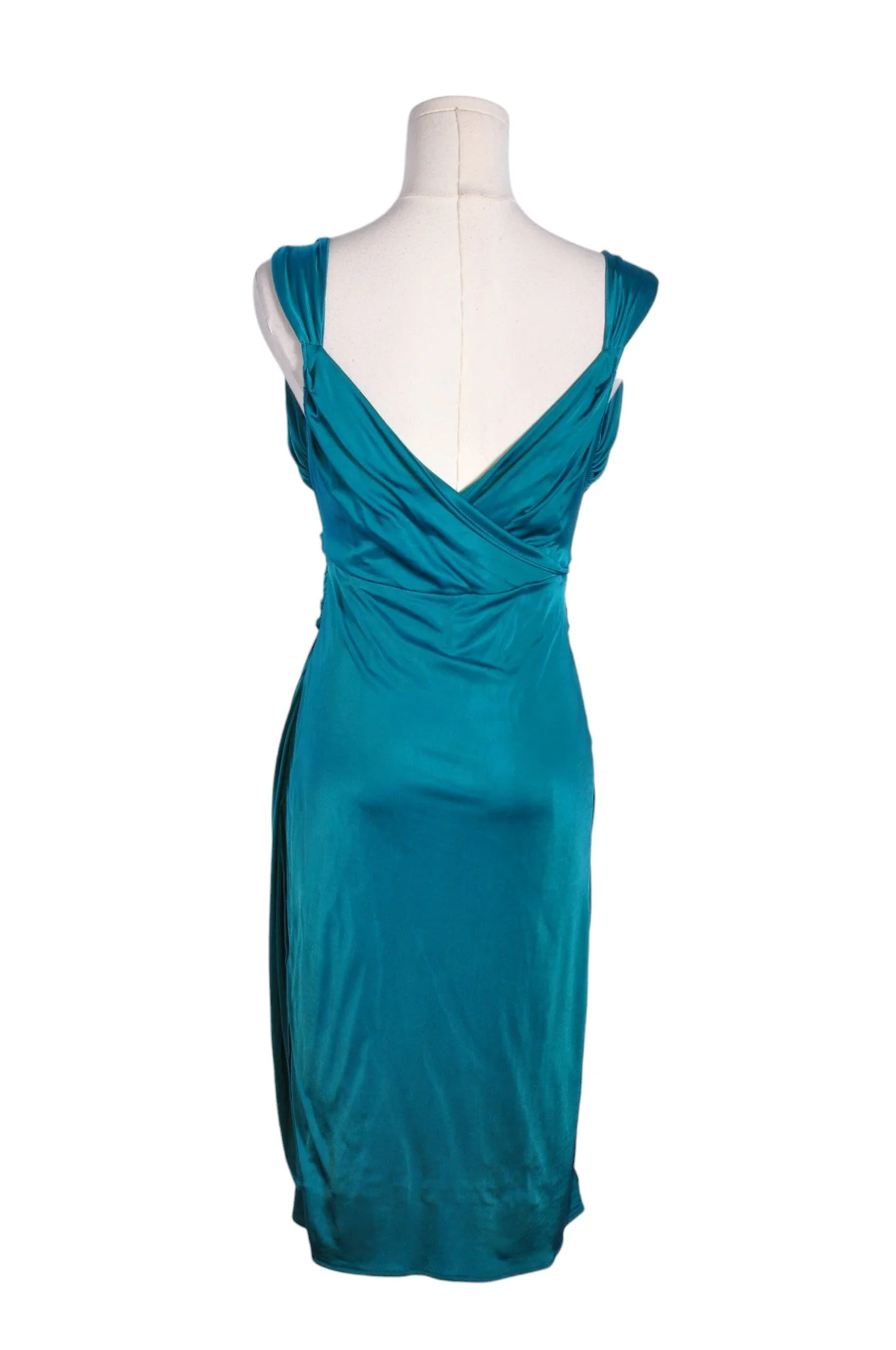 MANGO Women Midi Dresses Regular fit in Green - M - Image 2