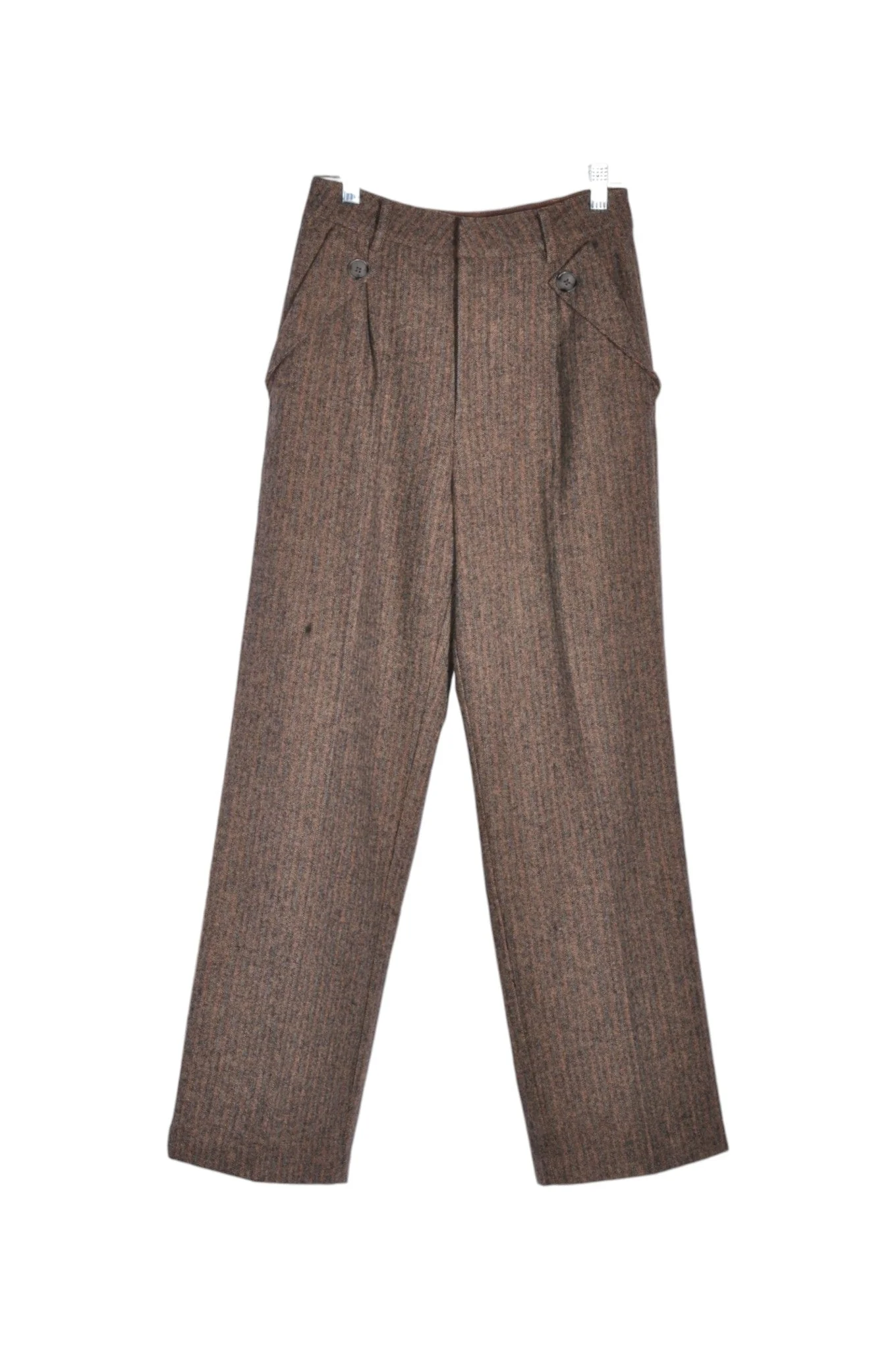 PETITE STUDIO Women Trousers Regular fit in Brown - S