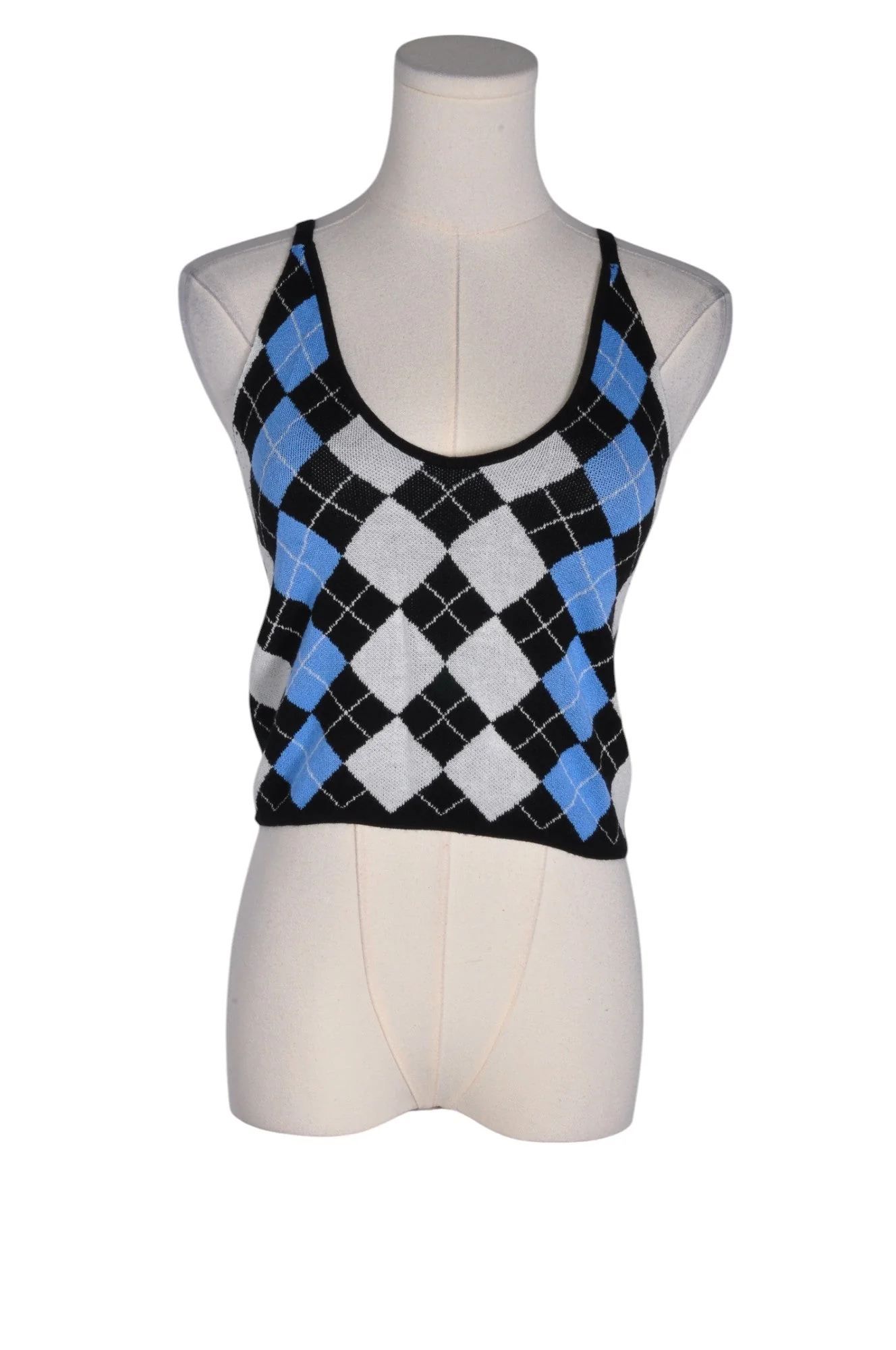 SHEIN Women Crop Tops Regular fit in Blue - L