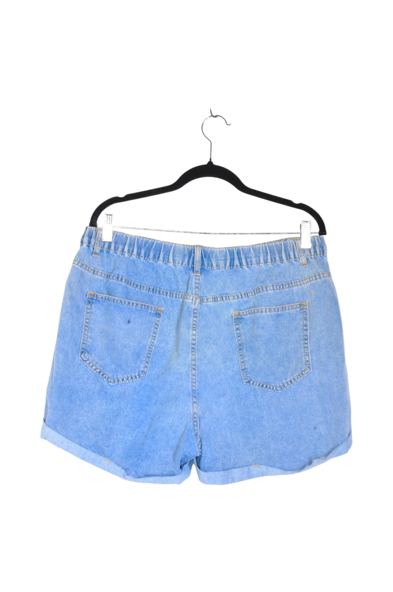 SHEIN Women Denim Shorts Regular fit in Blue - XL - Image 2