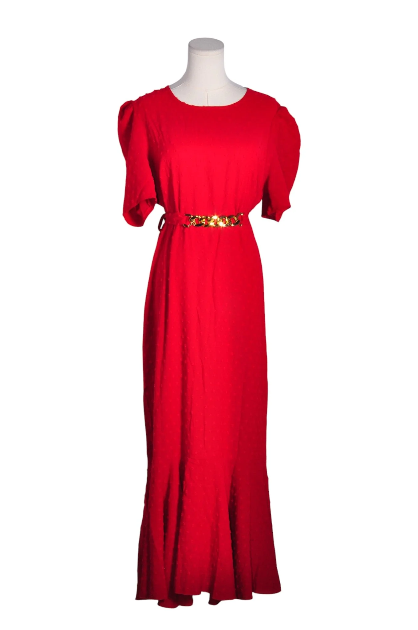 SHEIN Women Maxi Dresses Regular fit in Red - XL