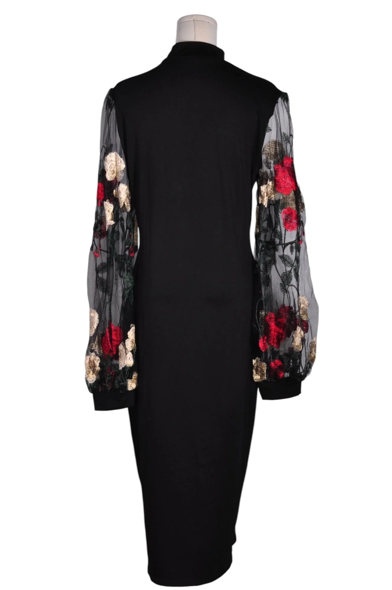 SHEIN Women Midi Dresses Regular fit in Black - XL - Image 2