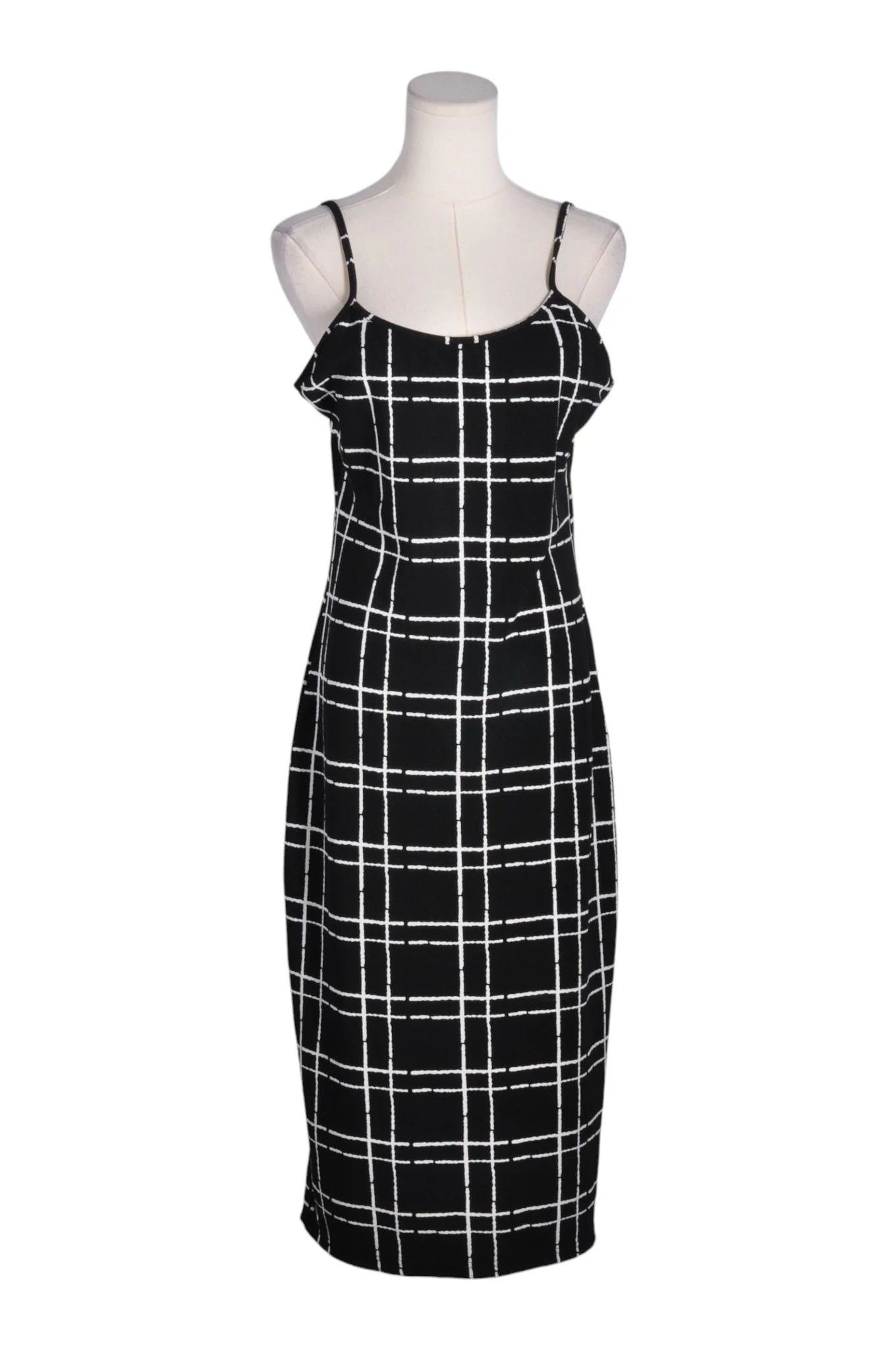 SHEIN Women Midi Dresses Regular fit in Black - XL
