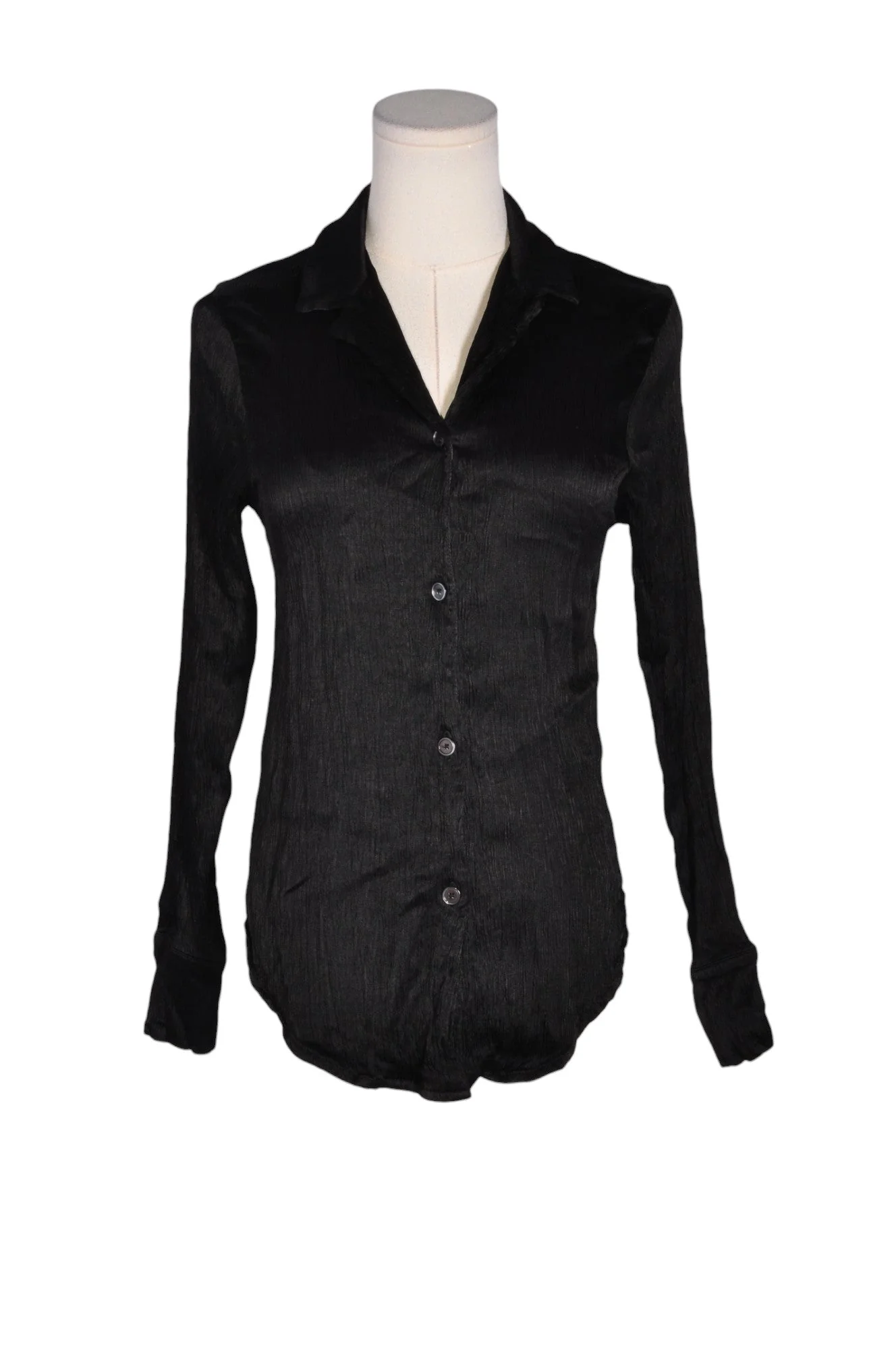 SMASH + TESS Women Button Down Tops Regular fit in Black - XS