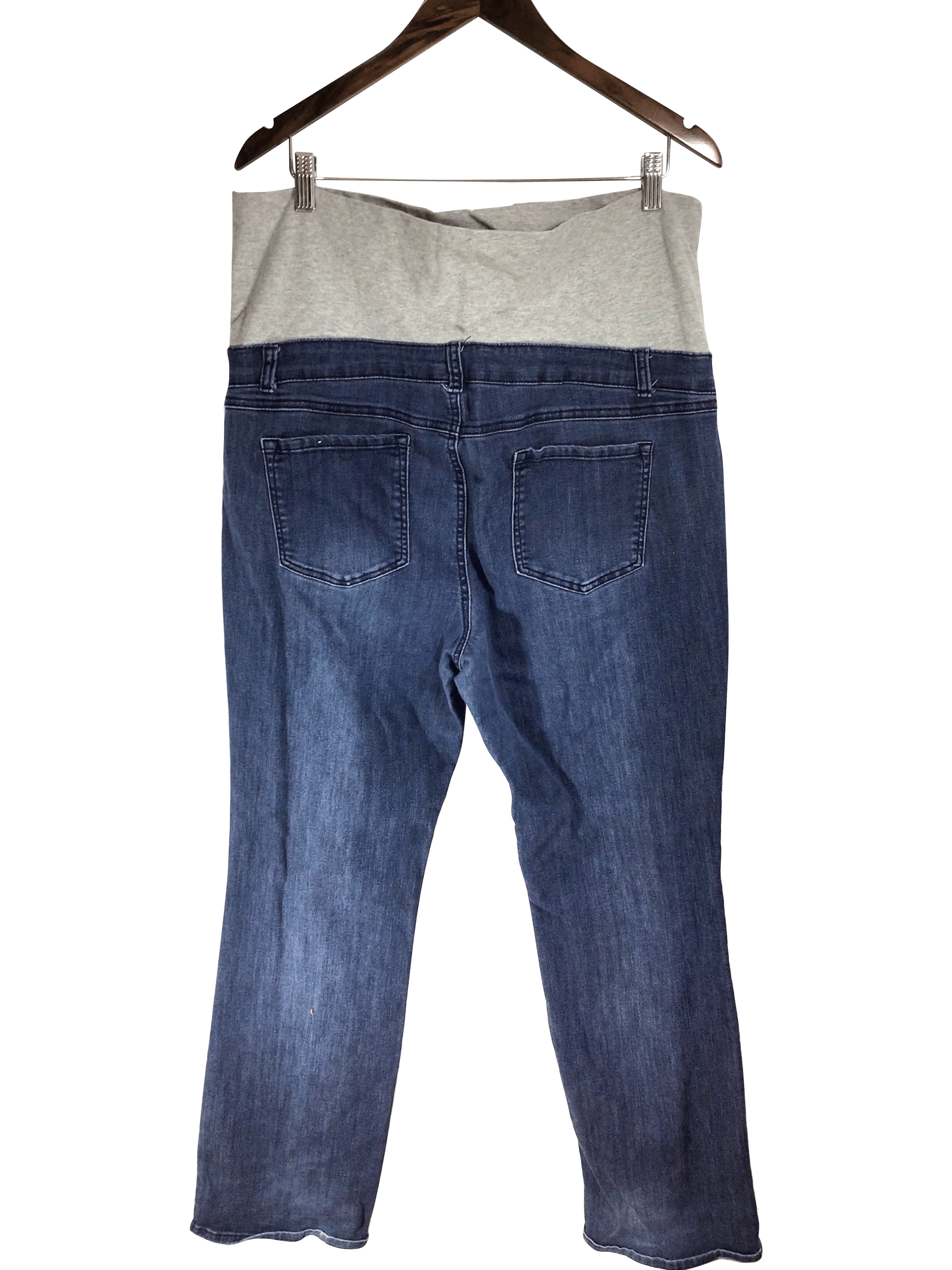 THYME MATERNITY Women Straight-Legged Jeans Regular fit in Blue - XXL - Image 2