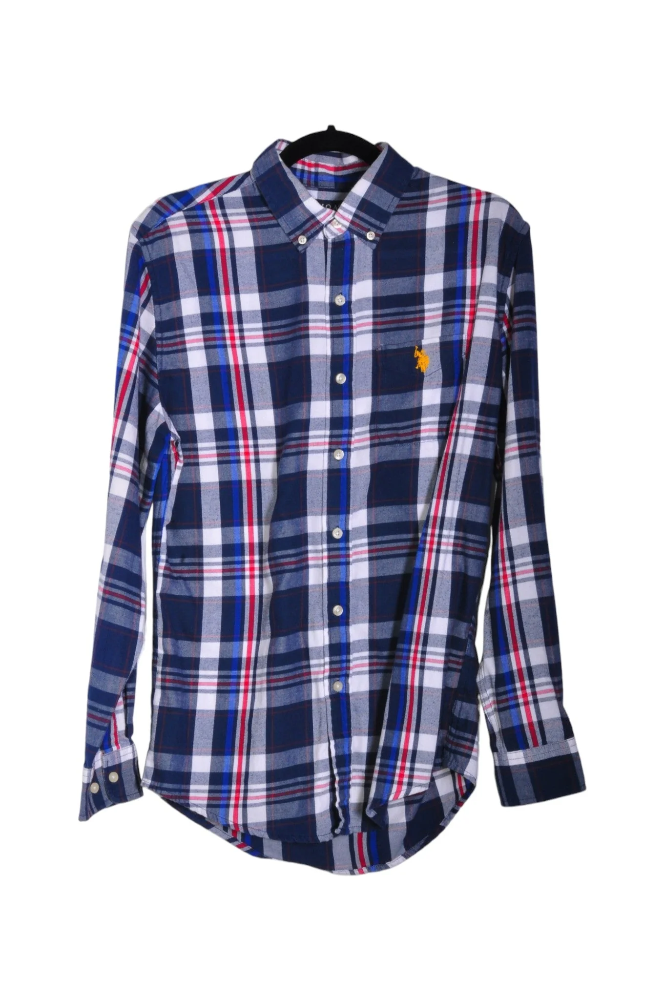 U.S. POLO ASSN. Men Button Down Tops Regular fit in Blue - S