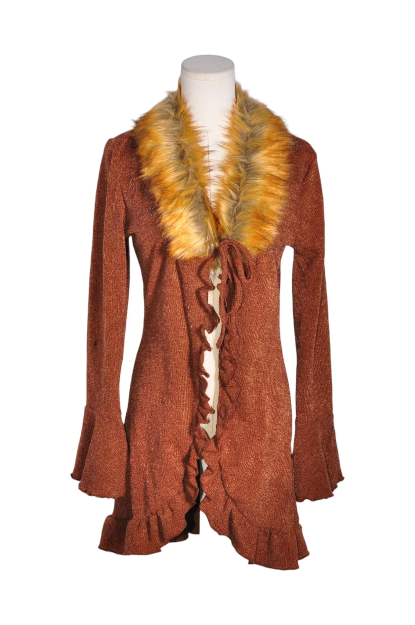 UNBRANDED Women Cardigans Regular fit in Brown - L
