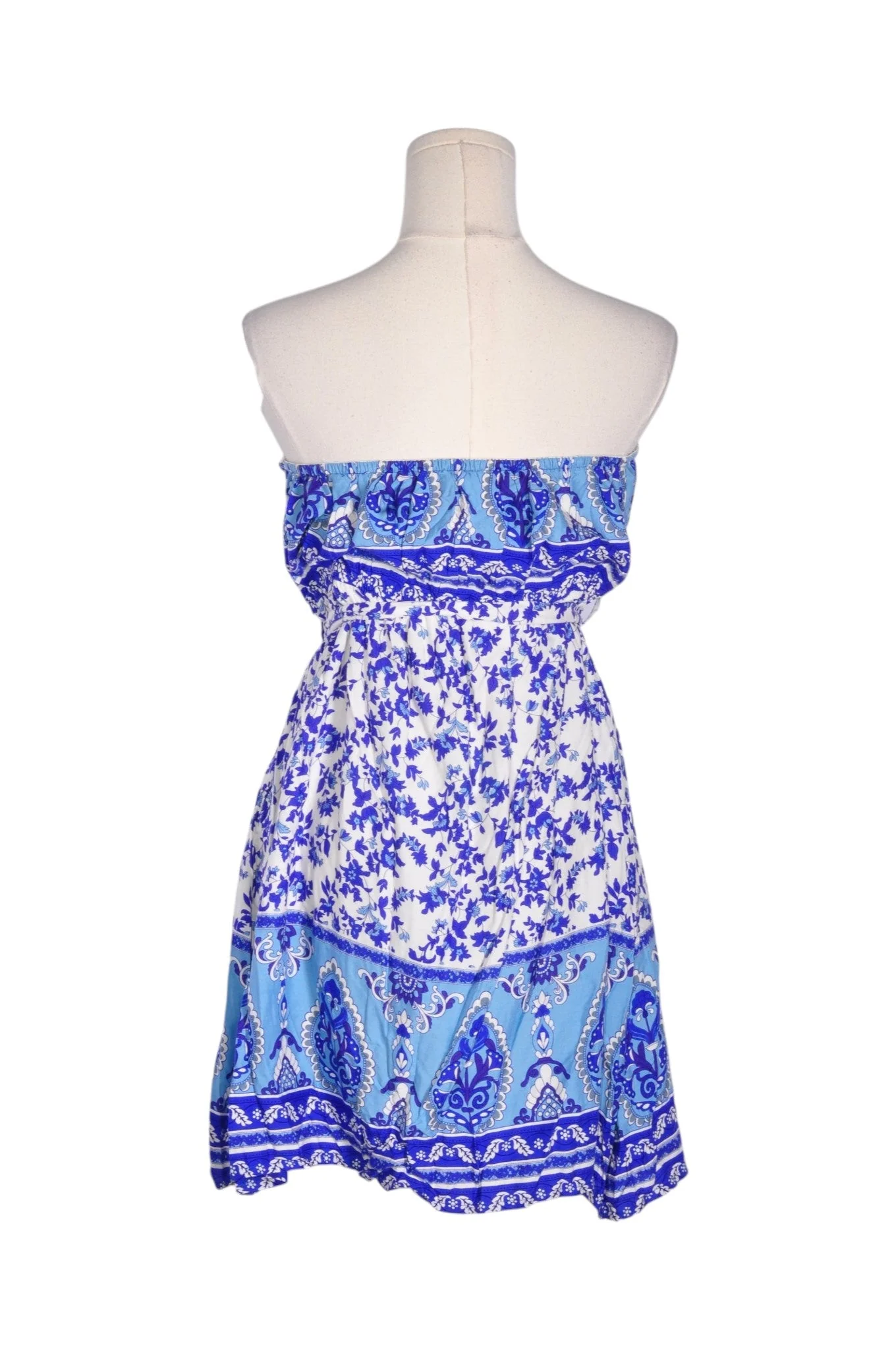 UNBRANDED Women Fit & Flare Dresses Regular fit in Blue - XL - Image 2