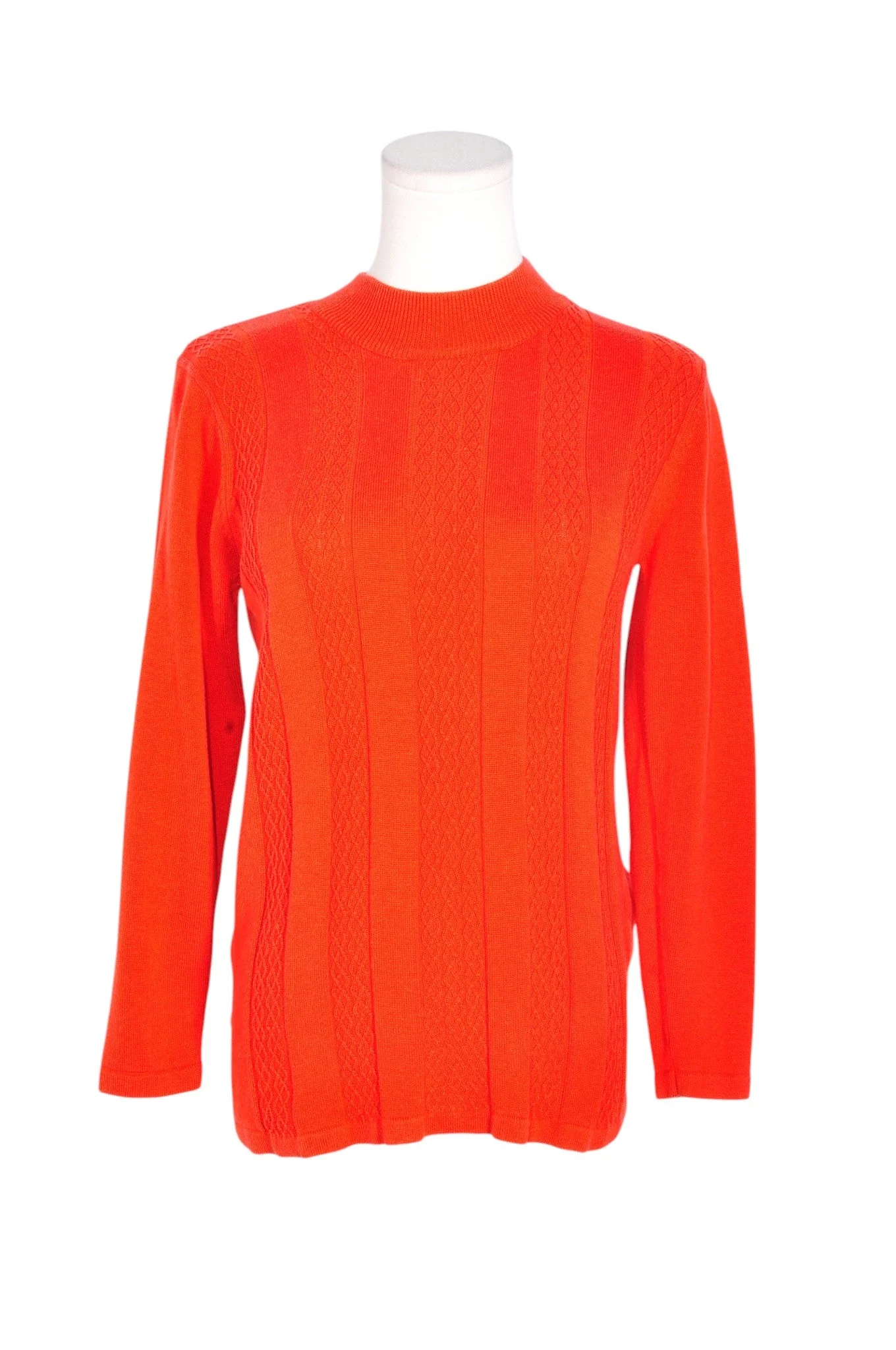 UNBRANDED Women Knit Tops Regular fit in Orange - M