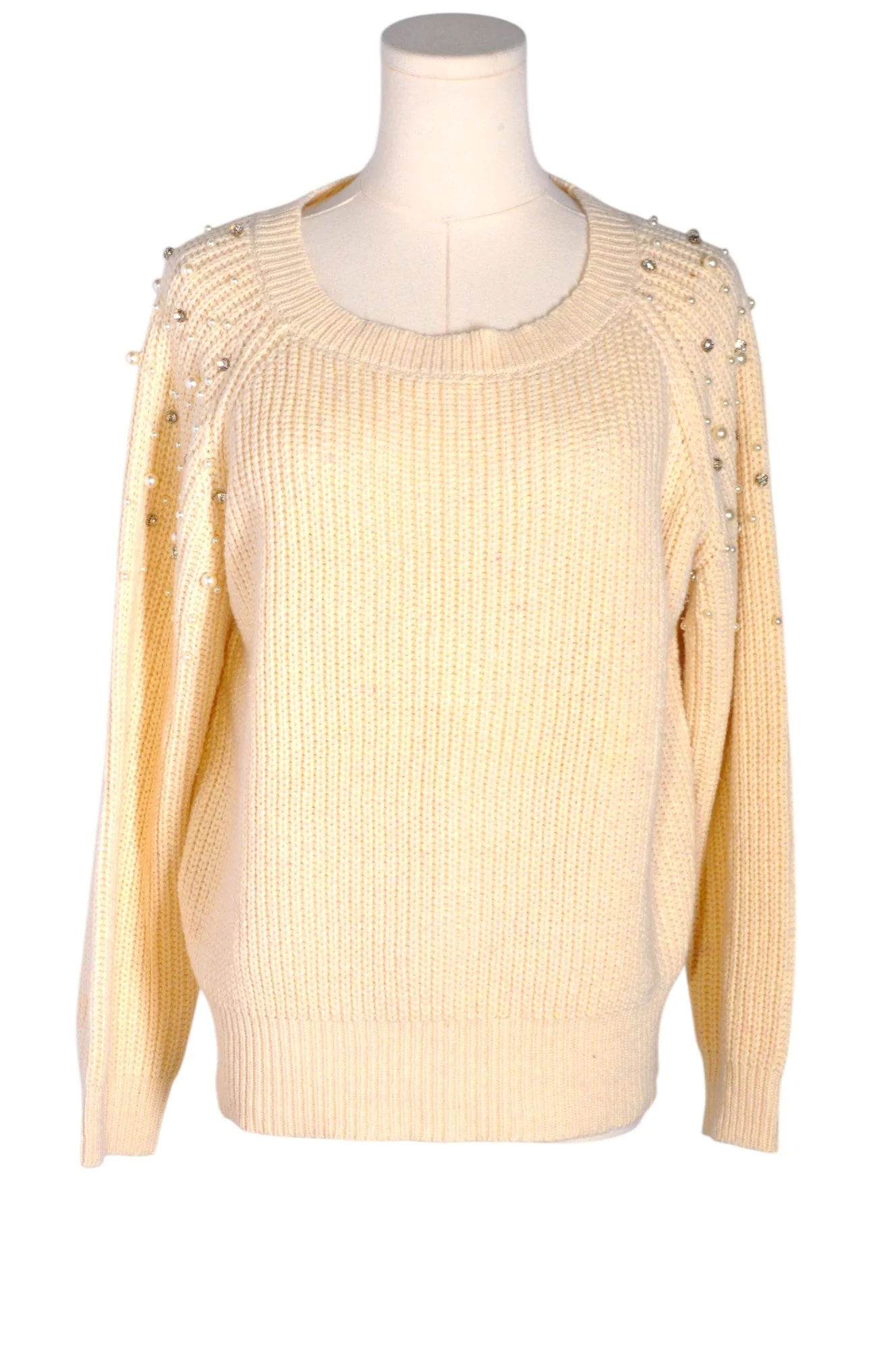 UNBRANDED Women Knit Tops Regular fit in Yellow - L