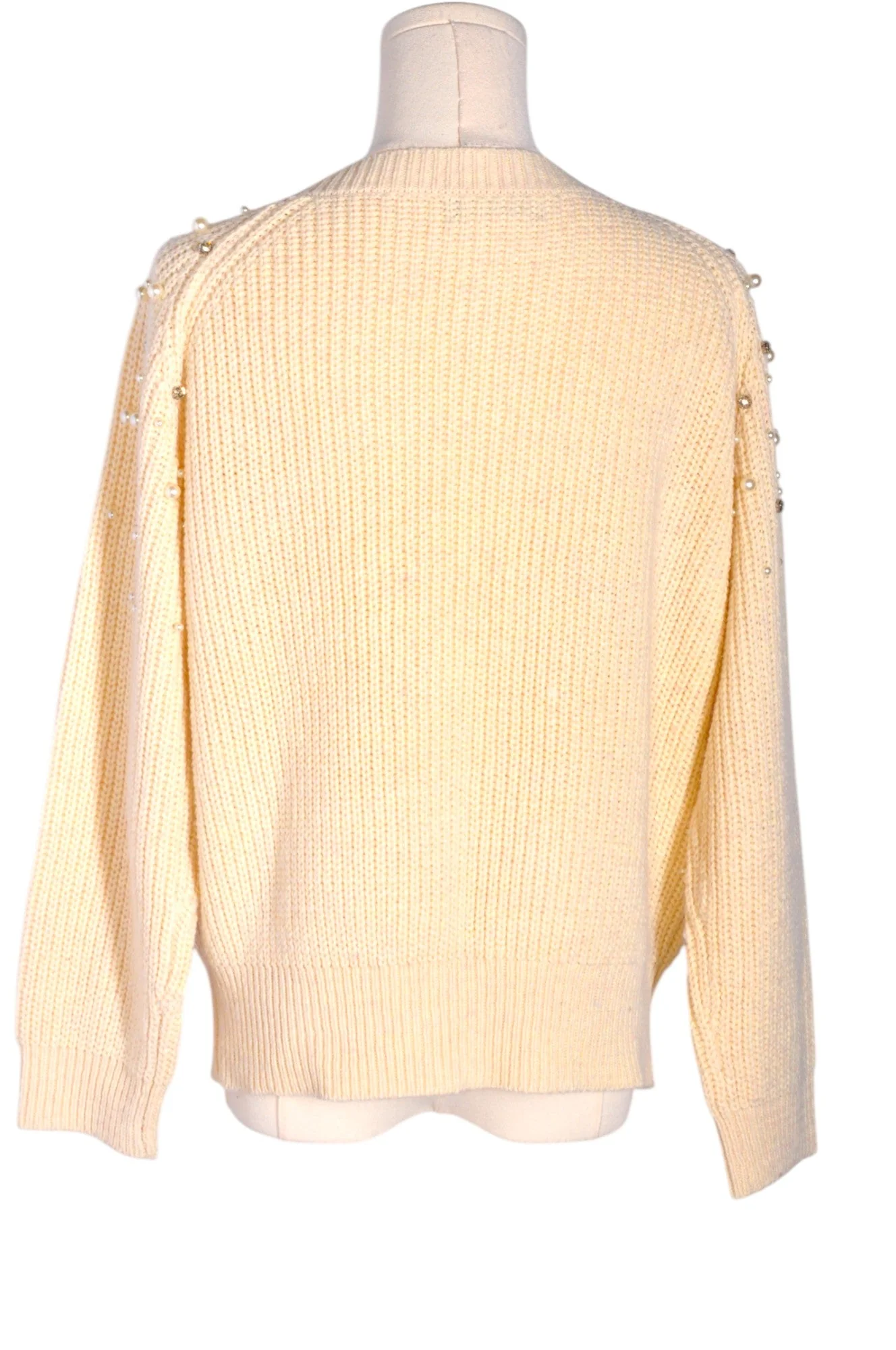 UNBRANDED Women Knit Tops Regular fit in Yellow - L - Image 2