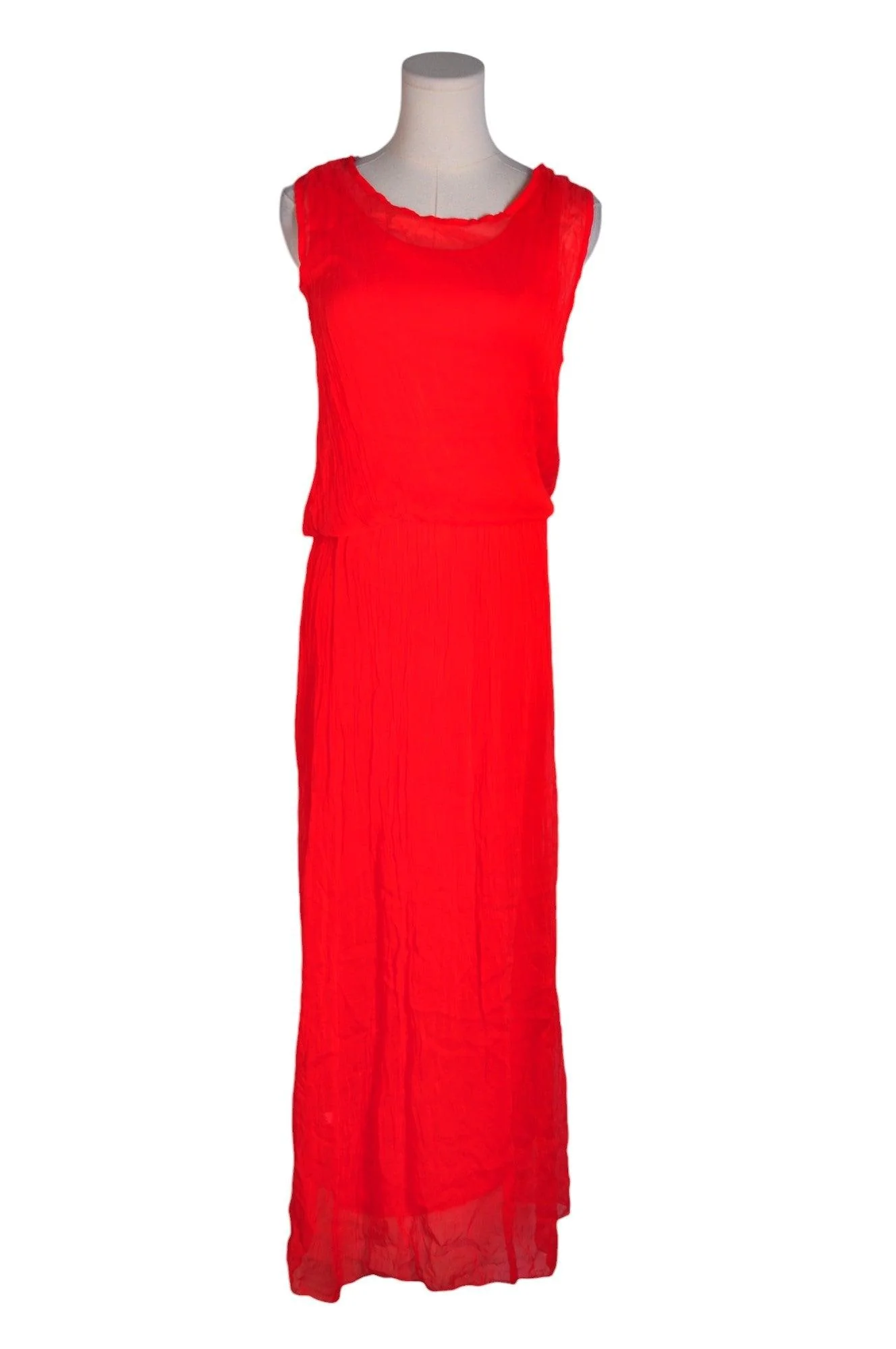 UNBRANDED Women Maxi Dresses Regular fit in Red - XS