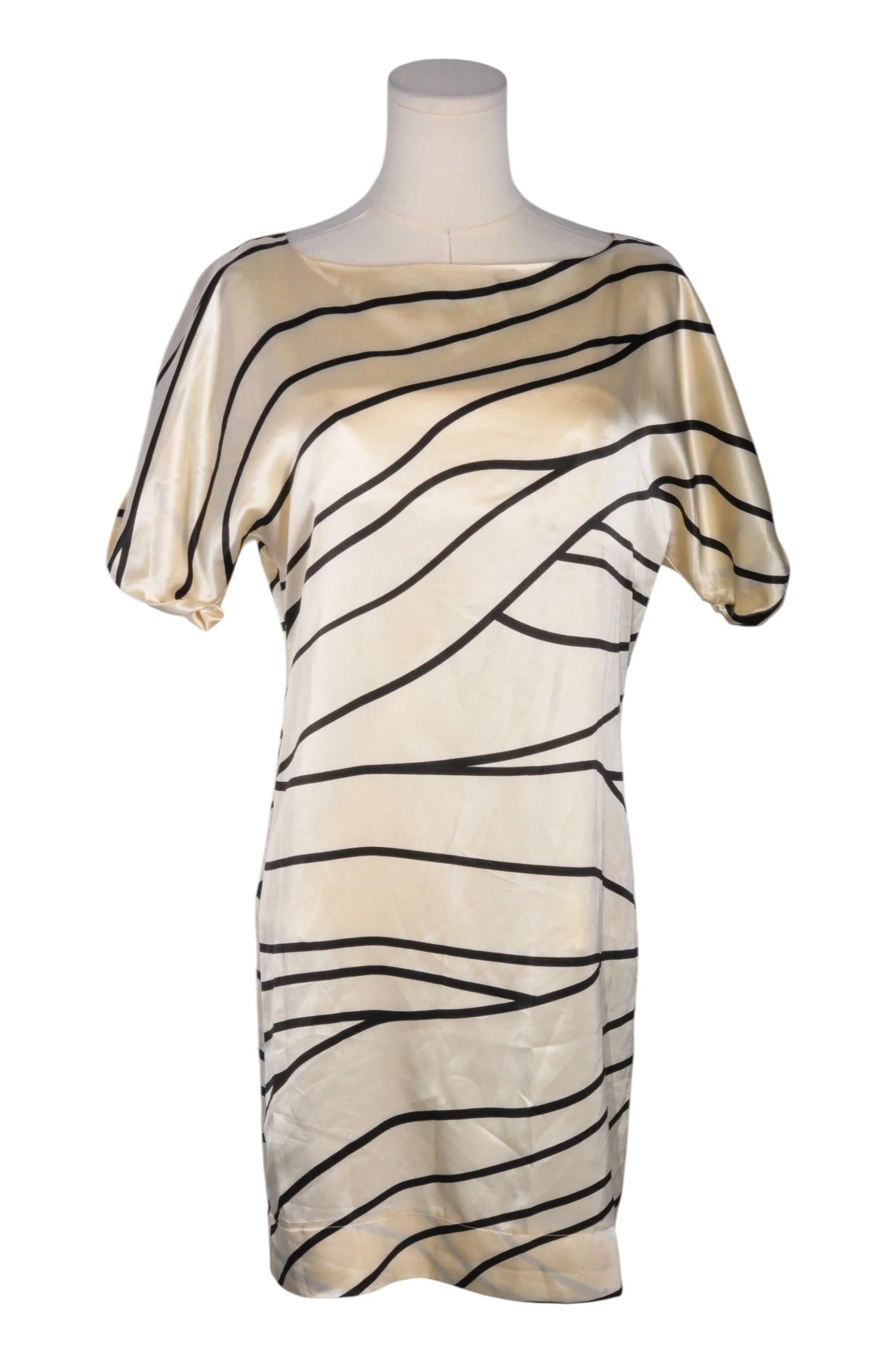 UNBRANDED Women Midi Dresses Regular fit in Beige - XS