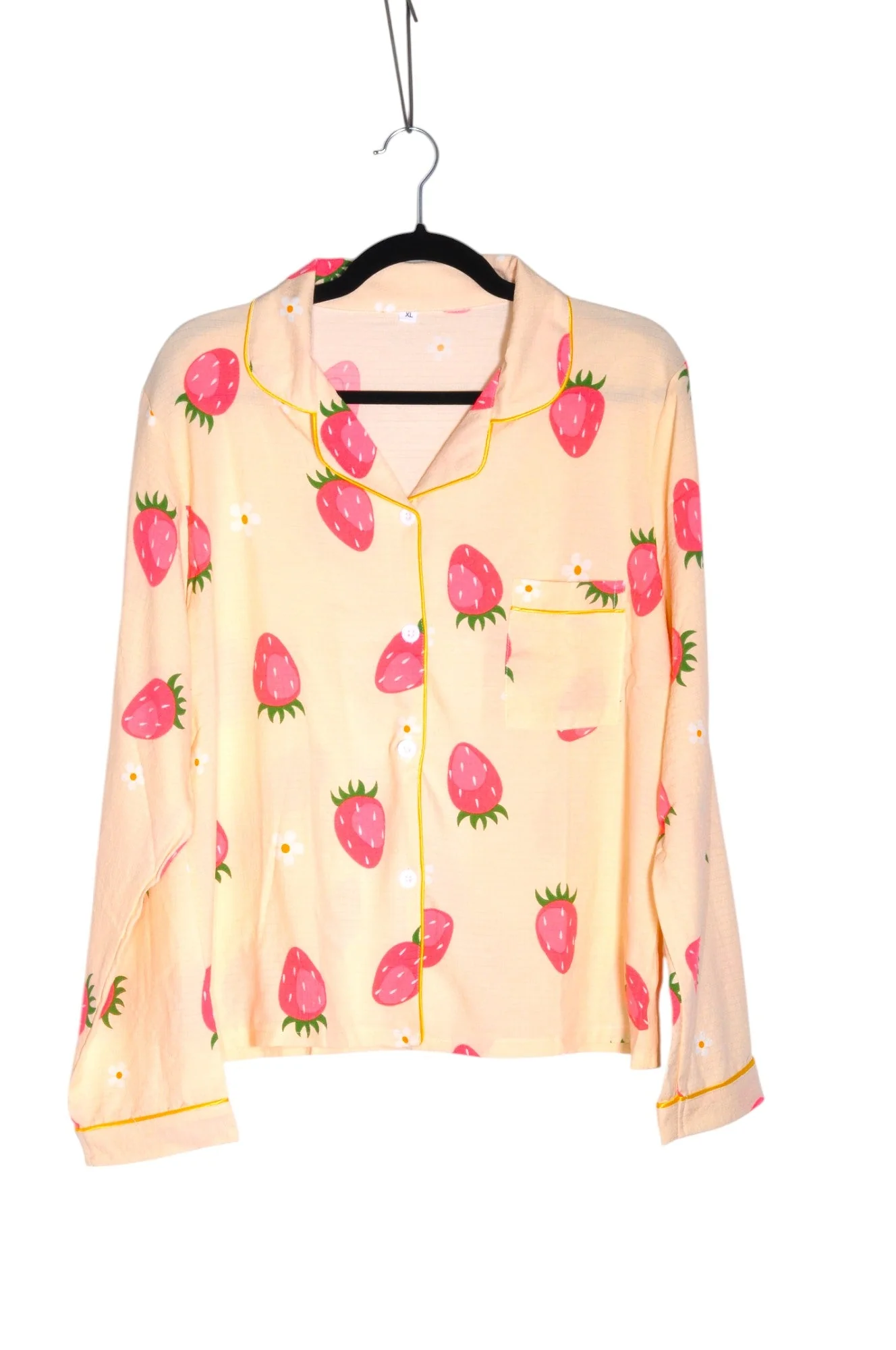 UNBRANDED Women Night Wear Regular fit in Pink - XL