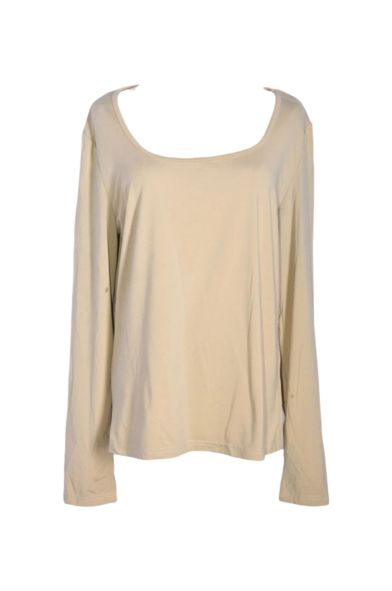 UNBRANDED Women T-Shirts Regular fit in Beige - XXL