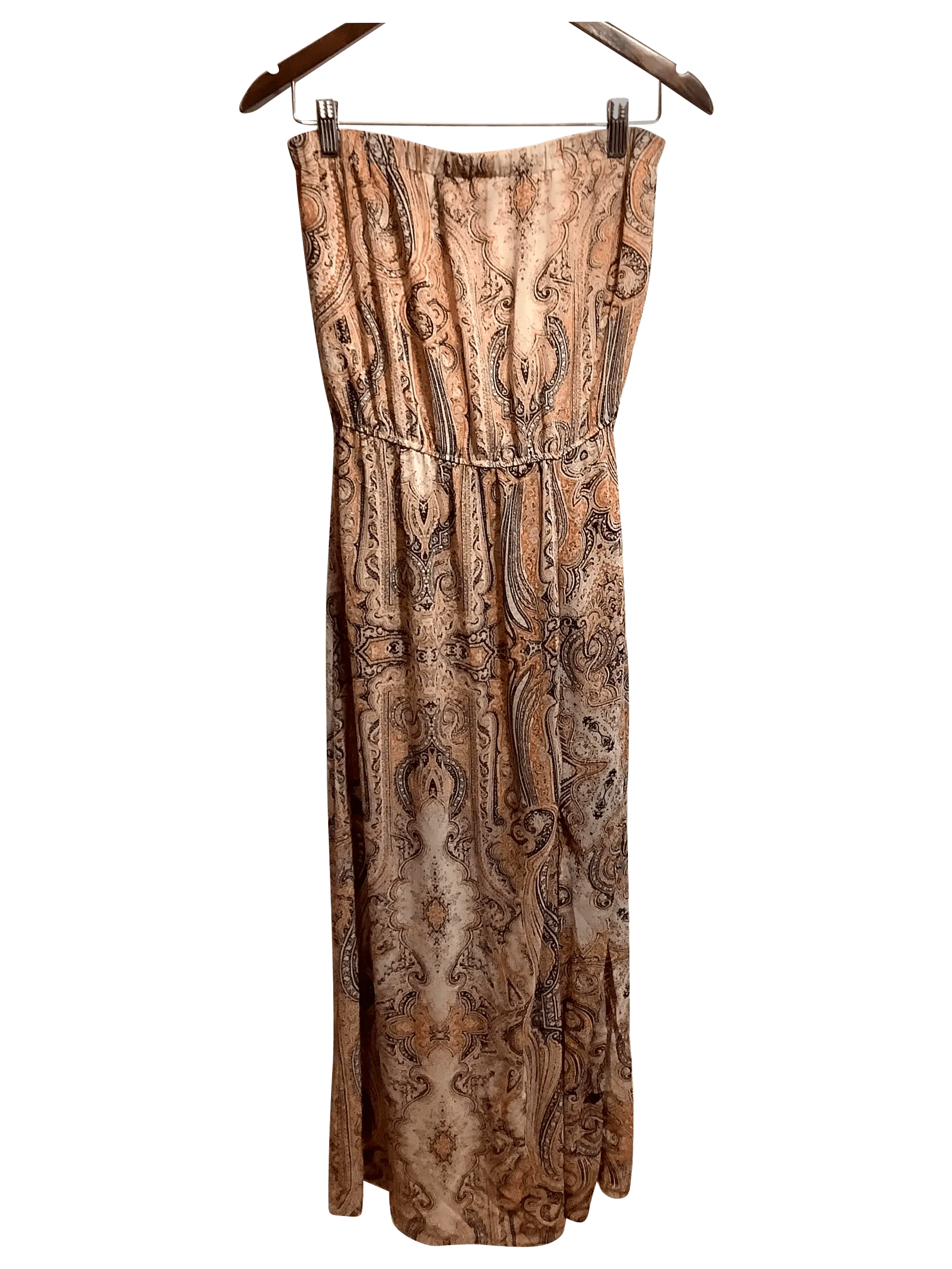 SUZY SHIER Regular fit Wrap Dress in Orange  -  S