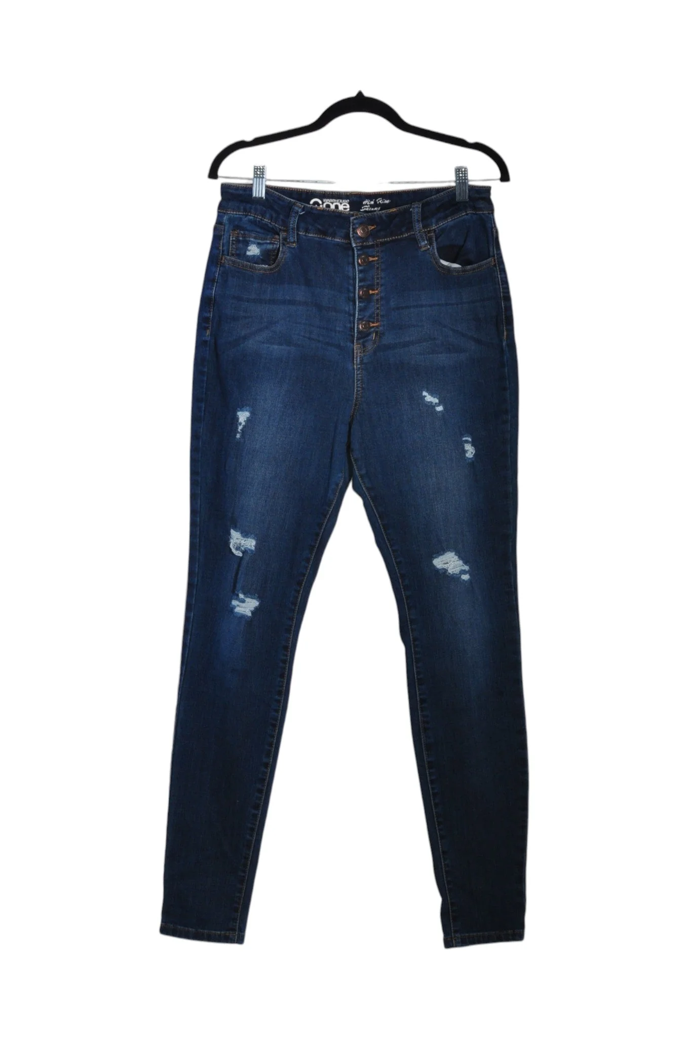 WONE Women High-Waisted Jeans Regular fit in Blue - 30