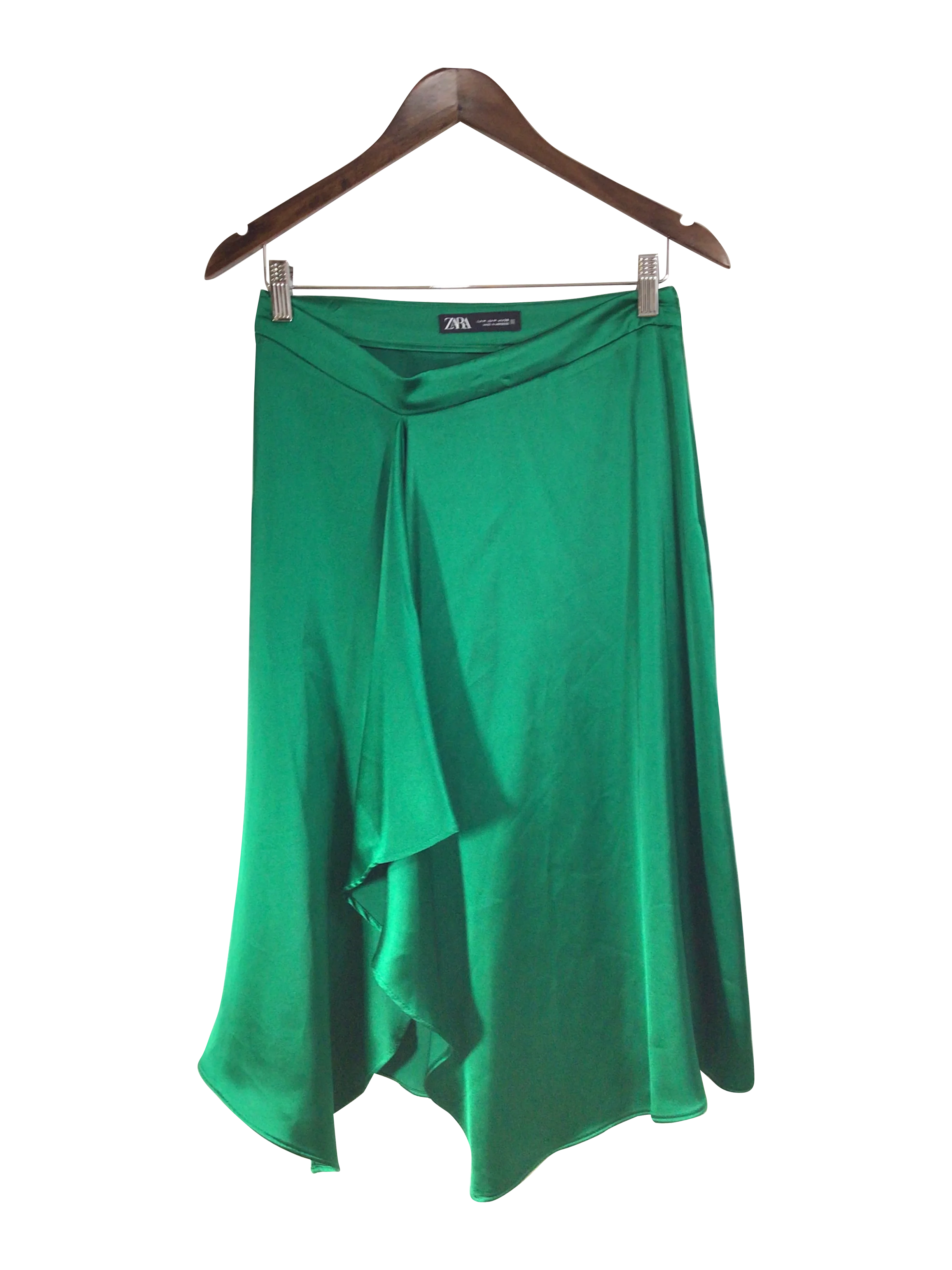 ZARA Women Casual Skirts Regular fit in Green - M